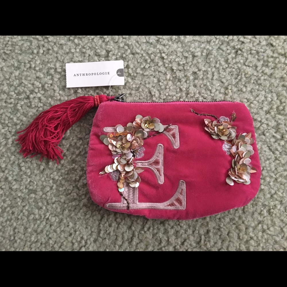 Letter E Pouch